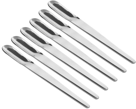 ARTSEWPLY 6 piezas Cucharas de Café Espresso de Acero Inoxidable Cucharillas Pequeñas para Postre y Té Diseño Simple y Fácil de Limpiar para Bebidas y Helados