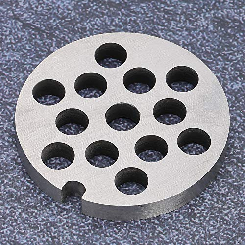 GLOGLOW Cuchilla de Molinillo de Carne, Cucharada de Carne de Acero Inoxidable Cuchilla de Mechero de Mechero de Reemplazo de Cuchillo de Placa de Reemplazo Práctico de Cocina Accesorios para la (8mm)