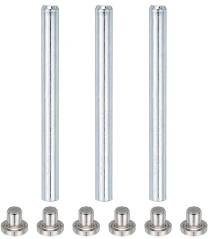 QUARKZMAN 3Pcs Perni Per Cerniere Porta 3.5 Inch Perni Colore Argento