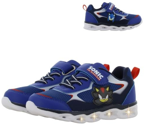 Leomil Sonic Basket Enfant Garçon Lumineuses 31, Bleu