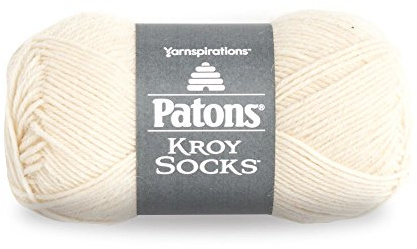 Patons Kroy Socks Yarn - (1) Gauge - 1.75 oz - Muslin - For Crochet, Knitting & Crafting
