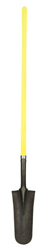 Nupla SS14L-E Ergo Power Sharp Shooters Drain Spade, 14 Hollow Back Blade, Ergo Grip, 16 Gauge, 48 Long Handle,72091