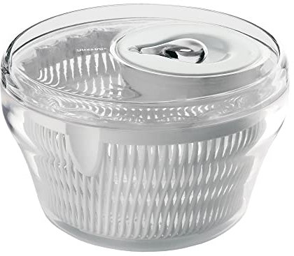 Guzzini Centrifuga Insalata Kitchen Active Design, Trasparente, Ø28 x h18 cm