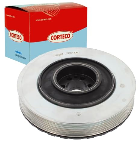 Corteco Riemenscheibe Kurbelwelle passend für 156 159 166 Brera | Kompatibel mit: ALFA ROMEO 156, 156 Sportwagon, 159, 159 Sportwagon, 166, BRERA, SPIDER, FIAT CROMA, MAREA, MAREA Weekend