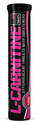 Biotech USA Effervescent L-Carnitine 500 mg Blueberry Raspberry 20 Tablets