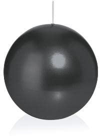 Kugelkerzen Schwarz 60 mm, Inhalt 16 Stück