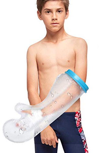 Protezione Gesso per Fasce Impermeabili, Cast Protettore Doccia, Riutilizzabile Bendaggio e Cast Protector Braccio a Tenuta Stagna, Protezione per le Mani per Ferite Burns
