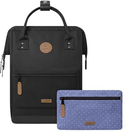 Cabaïa Rucksack Damen Adventurer Berlin 18L - Wasserabweisend | Laptopfach 13 · Handgepäck · Weite Öffnung · MOLLE-Taschen · Vegan zertifiziert · Langlebig