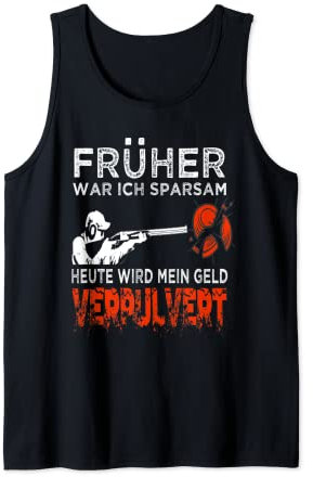 Tontaubenschießen Tontauben Wurfscheibenschießen Tank Top