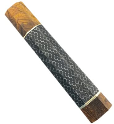 Aibote Vaxkaka harts knivhandtag trä japansk stil åttkantiga handtag material kniv tillverkning gör-det-själv verktyg för kök kock fisk filékniv utomhusknivar (4)