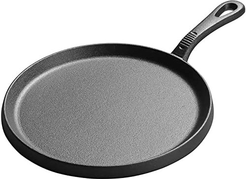 KUCOCOSNEH Bratpfanne, antihaftbeschichtet, Küchenpfanne, Gusseisen, für Gas, elektrische Induktion, Schwarz