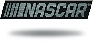 Rico Industries NASCAR Racing Standard Antique Nickel Auto Emblem for Car/Truck/SUV
