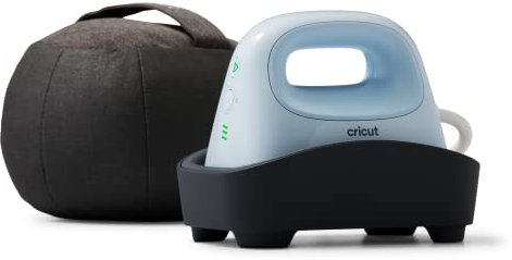 Cricut Hutpresse | 12,7 cm x 7,6 cm (5 x 3 Zoll) gebogene Heizplatte | Erwärmt bis zu 205 °C | Bluetooth-fähige gebogene Hitzepresse zum Aufbügeln von Vinyl (HTV),Infusionsfähige Tinte und Sublimation