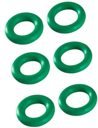 MACHSWON 50 Stück Fluor Gummi O-Ringe Dichtung Gummi Unterlegscheibe Rund Dichtungsring 14 mm Außendurchmesser 9 mm Innendurchmesser 2,5 mm Breite FKM Dichtungsringe Dichtungsösen Grün