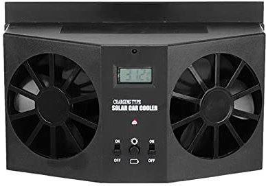 Fydun Air Vent Ventilator Kühlgebläse Schwarz Solar Energy Cooling Vent Tragbares Mini-Auto-Solarlüfter-Automobil