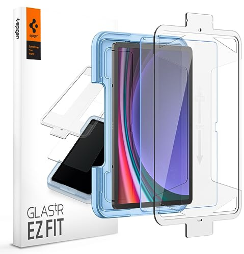 Spigen Tempered Glass Screen Protector [GlasTR EZ FIT] Designed for Galaxy Tab S9 Plus/Galaxy Tab S10 Plus [9H Hardness/Case-Friendly]