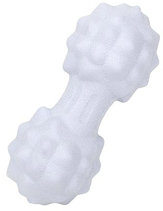 Doppelter Lacrosse-Massageball, Ergonomisches Design, Hautfreundlicher Erdnuss-Massageball, Vielseitig Einsetzbar für Übungen (Blau)