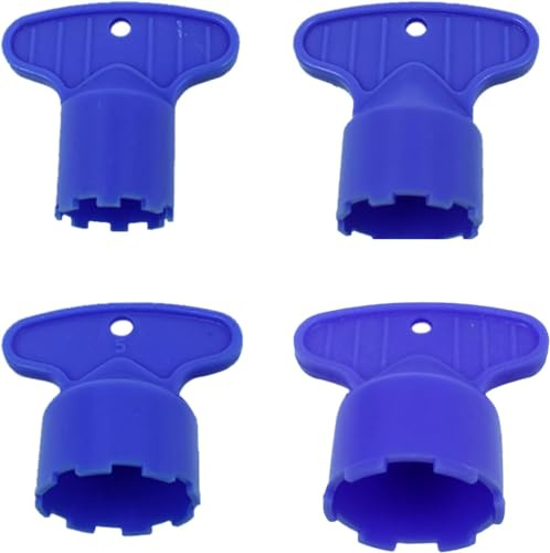 4Size Faucet Aerator Removal Tool for M16.5,M18.5,M21.5,M24 Tap Aerator Key | 4 Pack Aerator Wrench for Universal Aeratorkey Set 16.5 MM 18.5MM 21.5MM 24 MM, Hidden Aerator Removal Tool