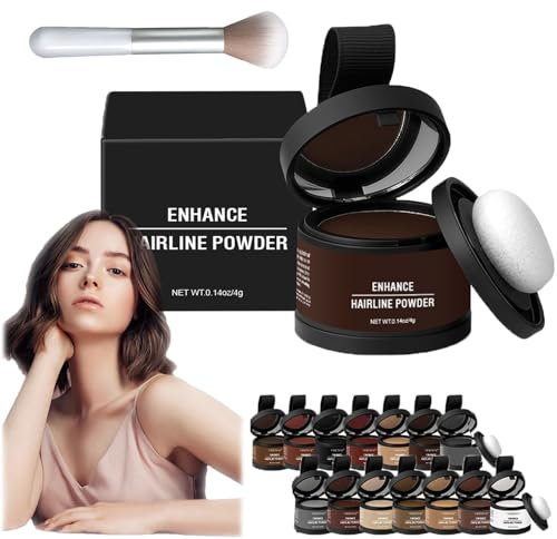 Waverloo Magic Root Cover Up, Root Touch Up Powder, Ansatzpuder, Haaransatz Puder, Haarpuder Ansatz, Haaransatz Stift, Root Touch Up Powder Blond, Ansatzpuder Dunkelblond (1PC-A)