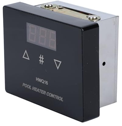 Calentador Eléctrico para Piscina, Panel de Control con Pantalla Táctil, Pantalla Digital para Bañera de Hidromasaje, Bañera de Hidromasaje de 220V