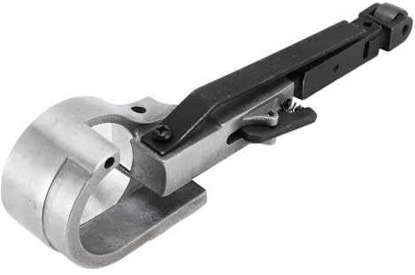 Bandschleifer-Aufsatz für Winkelschleifer, Schleifer-Polierer-Adapter, Rohrhalterung, Winkelschleifer, Modifizierter Sandband-Maschinen-Adapter-Aufsatz Zum Polieren und Schleifen