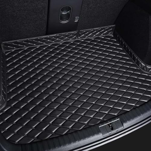 Tappetini per Bagagliaio Auto per Audi Q5 2019+ Plug-in Hybrid, Vasca Bagagliaio Proteggi Baule Tappeto Copri Vassoio Fodera Impermeabile Accessories,A/Black