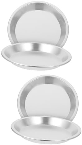 Cabilock 4pcs Wear-Resistant Baking Tray Non-Stick Oven Tray for Pizza Pancake and Multifunctional Use in Kitchen