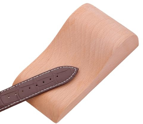 Uhrenarmband-Biegewerkzeug – langlebige Holzband-Biegeform, Uhrenband-Hilfe, multifunktionales Bastelwerkzeug für Erwachsene, Enthusiasten, Anfänger, Uhrmacher-Projekte