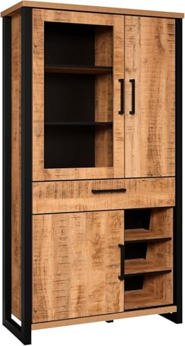Vitrine Enna Mango · B 106 x H 195 cm