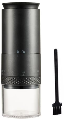 Osmond Electric Coffee Grinder Coffee Bean Grinder with External Adjustment USB Automatic for Office 1500MAh B