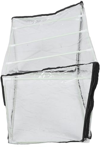 DOITOOL Mini Serra da Giardino Portatile 60x40x40 Cm con Cerniera per Ortaggi e Fiori, Vivaio da Tavolo Compatto per Coltivazione Piante Invernali e Protezione Antigelo per Balconi e