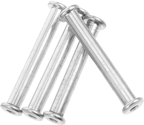 Balacoo Lot de 4 Vis Métalliques de Rechange pour Parasol Déporté, Fixation Sécurisée pour Pied de Parasol D’extérieur, Accessoires Résistants aux Intempéries, Compatibles