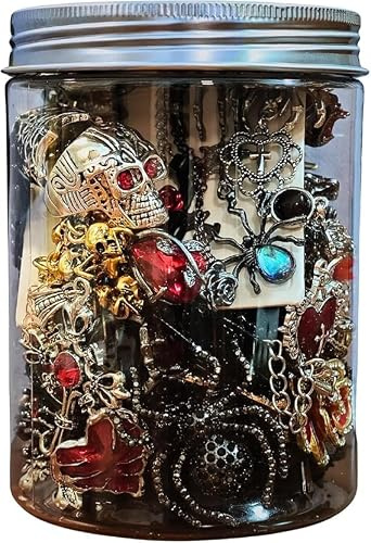 30-80-teiliges Schmuckset, Gothic-Schmuck, Überraschungsschmuck-Set für Frauen, einschließlich Halsketten, Ohrringe, Ringe, Armbänder und Haarspangen, einzigartiges Geschenk zum Geburtstag