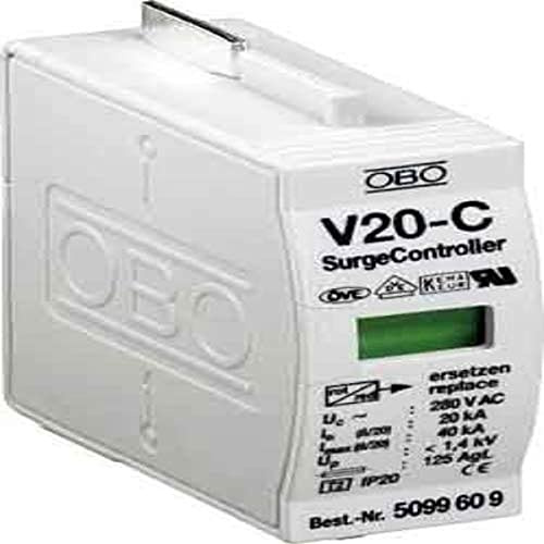 OBO V20C0 Überspannleiter Typ V 20-C/0 Oberteil, 1-polig, 5099609