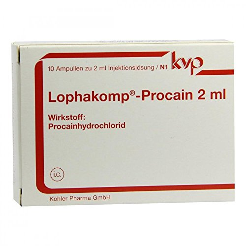 LOPHAKOMP Procain 2 ml Injektionslösung 10X2 ml
