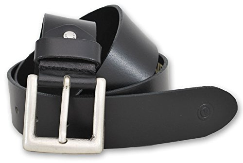 Vittozzi Gürtel 151-Milano reines Rindleder Ledergürtel Länge 105 Breite 4 braun