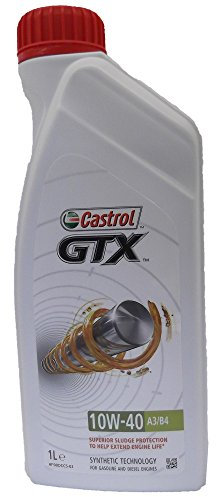 Castrol GTX 10 W-40 – Benzin-/Diesel-Motorenöl, teilsynthetisch, 1 Liter