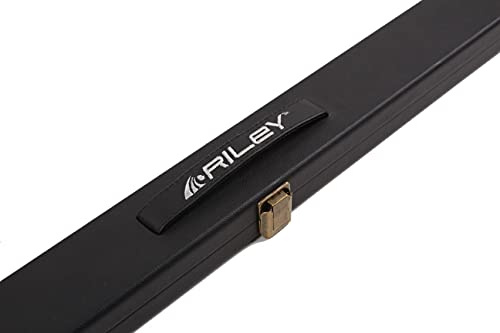 Riley M3426-R Funda rígida para Taco de Billar de 3/4 con Extensiones, Unisex, Negro, 3 Piece Cue