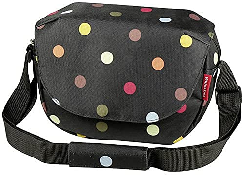 KlickFix Asista Teile fürs Rad KLICK-fix 0263DO Unisex-Adult FunBag Stuurtas, Dots, 4 Liter, 25X19X8Cm
