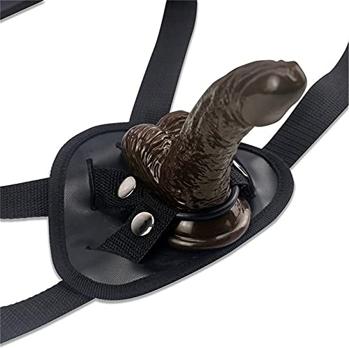 15 cm (6,1 tum) anpassningsbart dam fritid t?Par & Lèsbían justerbar kvinnors fritid t?s för par rollspel unisex haojiluo (färg: mörkbrun)
