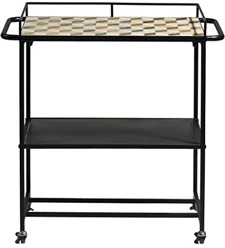 Villa Collection Karv Barvagn 81 x 46 x 83 cm Svart Järn