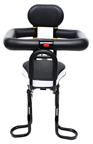 Kinder Fahrradsitz Fahrradsitz, Kindersicherheit Vorne Fahrrad Sitz, Einstellbar Sicherheitsitz mit Griff bis 40KG
