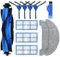 liveryde Accessoires Pièces de Rechange Compatible pour Proscenic 850T, Ultenic D5s Pro, Ultenic D5s Pro+, Uoni S1, 1 Brosse Principale, 4 brosses latérales, 3 filtres Hepa, 2 lingettes