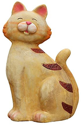 Gartenstatue Outdoor-Simulation Tier Katze Gartendekoration Ornamente Hof Gartenarbeit Landschaftsbau dekorativ, verwendet für Shop Restaurant Lucky Cat Decor Gartendekoration Good