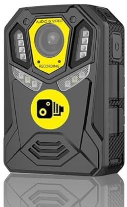 Defender 4K UHD 128gb, Professional Body Camera 4k 2160x3840 UHD, 128GB Internal Memory Card, Night Vision | Body Cam, Body Worn Camera, Body Cameras EIS, WIFI and GPS - Klick Fast Shoulder harness