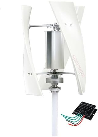 HENGJINGTR 3 Blades Wind Turbine Generator Kit with Controller, 3000W 12V 24V 48V Wind Generator Kit Wind Power Generator for Solar Wind Turbine System,24V