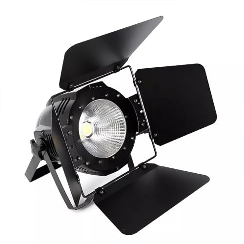 Bagyaluu 100W COB LED Bühnenbeleuchtung 2 in1 DJ Par Licht Theaterscheinwerfer Kinolampe Scheinwerfer Bühnenlicht Strahler Warmweiß/Kaltweiß Lichteffekt Studioleuchte