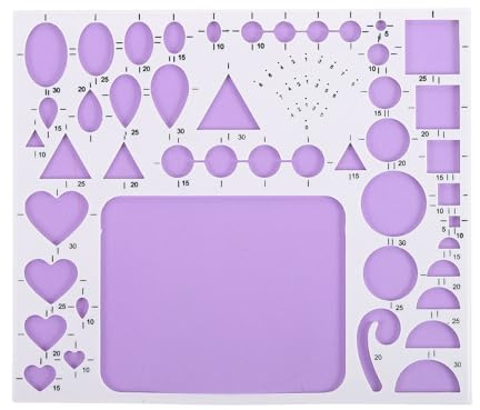 sourcing map Papier-Quilling-Vorlage, 21,6 x 17,8 cm, Quilling-Bretter für Papierstreifen, Bastelarbeiten, Weiß