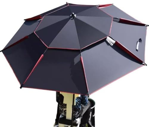 Parasol de pêche inclinable 2 m, 2,2 m, 2,4 m, 2,6 m, parasol de plage imperméable avec ancre de sable, pare-soleil coupe-vent pour le jardin et les pêcheurs en plein air, parfait pour les voyages de