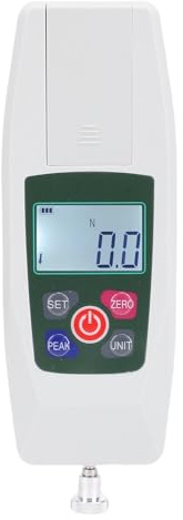 FTVOGUE Misuratore di Digitale 50N, Dinamometro Push-pull in ABS Ad Alta Precisione con Schermo LCD Retroilluminato, 4 unità Commutabili per Ingegneria di Laboratorio e Controllo qualità